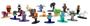 Imagem de Set Com 20 Figuras Minecraft sortidas 4,0 cm Jada Nano Metals