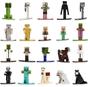 Imagem de Set Com 20 Figuras Minecraft sortidas 4,0 cm Jada Nano Metals