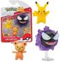 Imagem de Set Pokémon Battle Figure Pikachu, Teddiursa e Gastly 2603