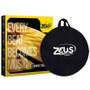 Imagem de Set pratos p/ bateria zeus hybrid set c liga b20 14" 16" 20" c/ bag
