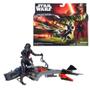 Imagem de Set Star Wars Elite Speeder Bike + boneco First Order Stormtrooper Elite 10cm 3.75 vintage collection The Force Awakens Hasbro