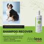 Imagem de Shampoo Antialérgico Recover Pele Pelos Sensíveis Cães Gatos Pets Tratamento Dermatológico Dermato Petcare Dermatite Tira Coceira 240 ML Allerless