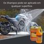 Imagem de Shampoo Automotivo com Cera Carnaúba Concentrado para Carro Moto Caminhão  Alto Rendimento - 2 Litros