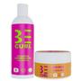 Imagem de Shampoo Be Curl Cacheados 350Ml E Styling Cream Power 250G