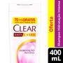 Imagem de Shampoo Clear Anticaspa Hidratação Intensa Leve 400ml Pague 330ml