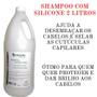Imagem de Shampoo Com Silicone 2 Litros Midori Profissional Original