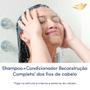 Imagem de Shampoo + Condicionador Dove Reconstrução Completa para Cabelos Danificados 400ml+200ml