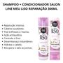 Imagem de Shampoo + Condicionador Salon Line Meu Liso Reparação 300Ml