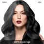 Imagem de Shampoo de Tintura para Cabelo KINGMING Black 500ml - Cobertura 100% dos Cabelos Brancos