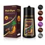 Imagem de Shampoo de Tintura TYAYW Dark Brown 500ml - 3 em 1 com Cobertura de Cabelos Grisalhos