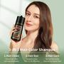 Imagem de Shampoo de Tintura TYAYW Dark Brown 500ml - 3 em 1 com Cobertura de Cabelos Grisalhos