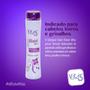Imagem de Shampoo Desamarelador Violet Flowers 300 ml - Vitiss Cosméticos - Desamarelador e Antioxidante Para Cabelos Loiros, Brancos e Grisalhos