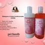 Imagem de Shampoo e Condicionador Efeito Anti Quedas Pet Family 500 ml