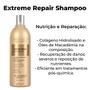 Imagem de Shampoo Macadâmia Extreme Repair Para Cabelos Quimicamente Tratados Prohall 1000ml