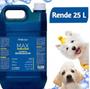 Imagem de Shampoo para cães e cachorros MAX PetClean Branqueador Concentrado uso Profissional 5L