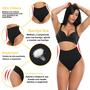 Imagem de Shapewear Feminino Cintura Alta - Controle de Barriga e Bunda Levantador