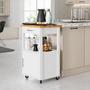 Imagem de Shintenchi Kitchen Island Carrinho com armazenamento, Kitche rolando