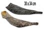 Imagem de Shofar De Chifre De Carneiro De Tocar De Israel/dark 30-34cm