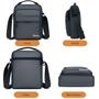 Imagem de SholderBag Masculina Alça Transversal Lateral de Mão Impermeável Casual Estilosa Bolsa Esportiva Fitness Festa Moda