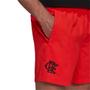 Imagem de Short Adidas Flamengo Lifestyle Masculino Vermelho Preto