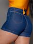 Imagem de Short Bermuda Jeans Cintura Alta Com Barra