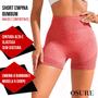 Imagem de Short Bermuda Legging Feminino Levanta Empina Bumbum Microfibra Confortável Sem Costura Esportivo