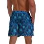 Imagem de Short Bermuda Masculino Praia Estampado Palmeira Azul