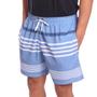 Imagem de Short Bermuda Masculino Summervil Tactel Mauricinho Estampado Azul