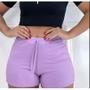 Imagem de Short canelado feminino tendencia