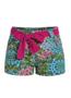 Imagem de Short Curto Estampado Floral Faixa Pink - Moda Pop