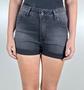Imagem de Short curto jeans preto boho 22050-2
