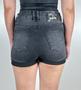 Imagem de Short curto jeans preto boho 22050-2