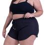 Imagem de Short De Banho Feminino Plus Size Tactel Premium Praia Piscina G1, G2, G3, G4 Kit 2