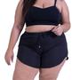 Imagem de Short De Banho Feminino Plus Size Tactel Premium Praia Piscina G1, G2, G3, G4 Kit 2