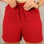 Imagem de Short Duna Feminino Soltinho Cós Alto Com Elástico Casual