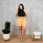 Imagem de Short Duna Feminino Soltinho Cós Alto Com Elástico Plus Size
