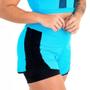 Imagem de Short Duplo Zeiq Azul Turquesa e Preto