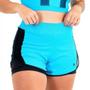 Imagem de Short Duplo Zeiq Azul Turquesa e Preto