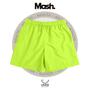 Imagem de Short Elastano Liso Neon Moda Praia Piscina Confortável Mash