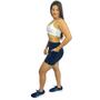 Imagem de Short Emanuelle Feminino Treino Dry Fit Poliamida Preto