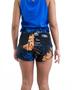 Imagem de Short Feminino Cyclone Veludo Tropical Logos Light