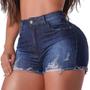 Imagem de Short Feminino jeans Modela Bumbum Chapa Barriga cós alto-9700