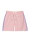 Imagem de Short Feminino Moletinho Infantil Polo Wear Rosa Médio