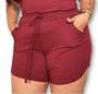 Imagem de Short feminino pluss size canelado