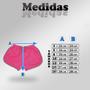 Imagem de Short Feminino Primavera-verão Bermuda Rosa Infantojuvenil
