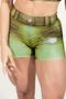 Imagem de Short Fitness Fake Jeans Boreal Verde Dynamite