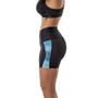 Imagem de Short Fitness Fit Esportivo Treino  Estampado Com Proteção UV50+ Para Academia Dança Corrida