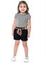 Imagem de Short Infantil Cinto Floral - Fakini