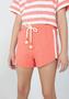 Imagem de Short Infantil Menina Canelado (Laranja Claro e Off White) Hering Kids