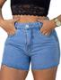 Imagem de Short Jeans Brilho Lateral Moda Feminina